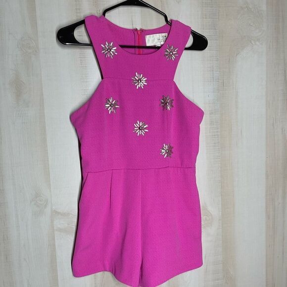 J.O.A. Pink shorts romper sleeveless, size small‎ - Picture 5 of 13
